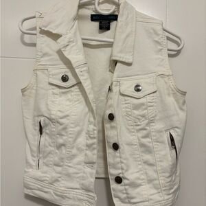 Women's White Jean Jacket